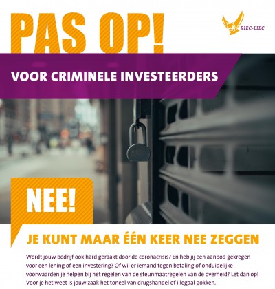 Pas op voor criminele investeerders | Je kunt maar één keer nee zeggen